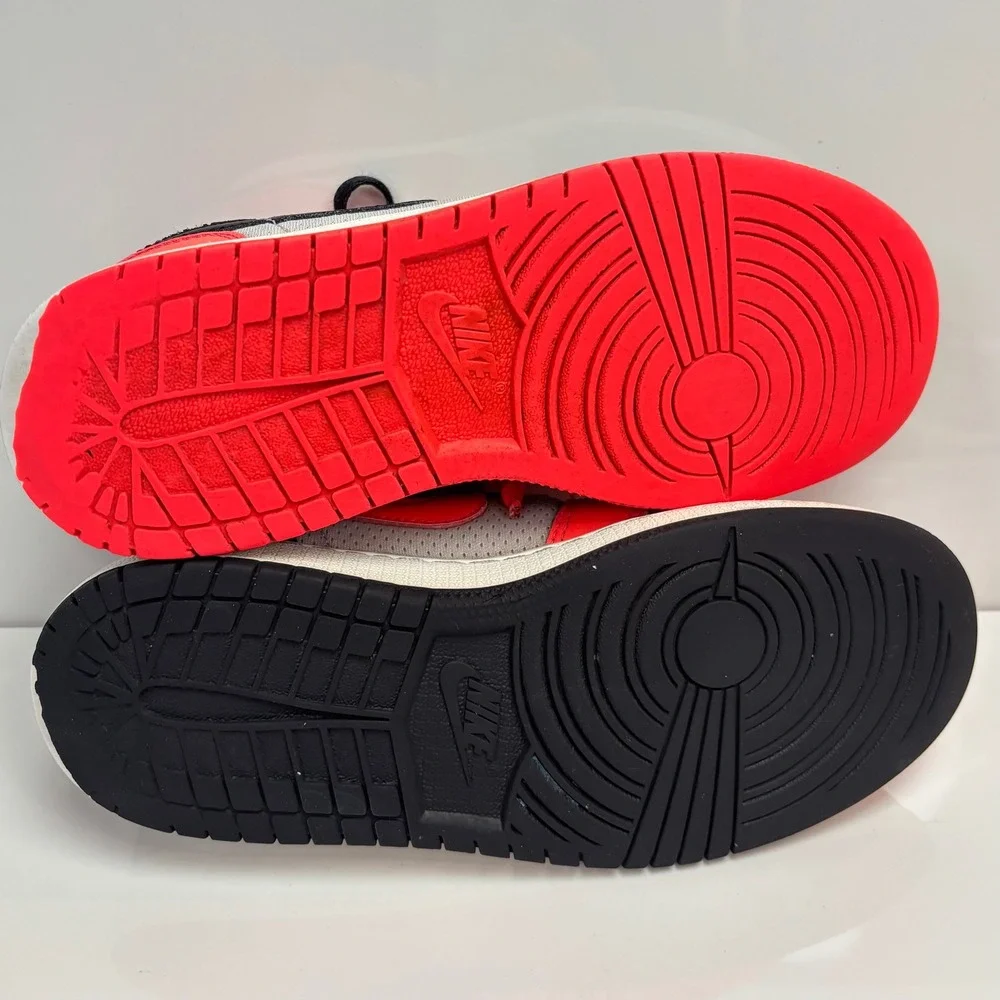 Nike Air Jordan 1 Low Kids Unisex Youth Size 3.5 Ember Glow Black White Dunks